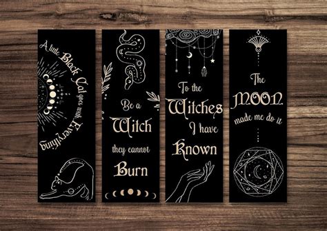 Escape into a World of Witchcraft with a Sinister Witch Bookmark